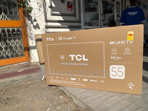 Big Screen TCL 55′′ Google Tv Elite Home Entertainment · Photo 1