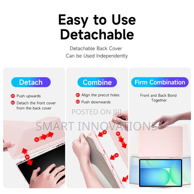 Galaxy Tab S10 Fe Plus Magi Series Book Cover With Pencil Holder · Photo 3