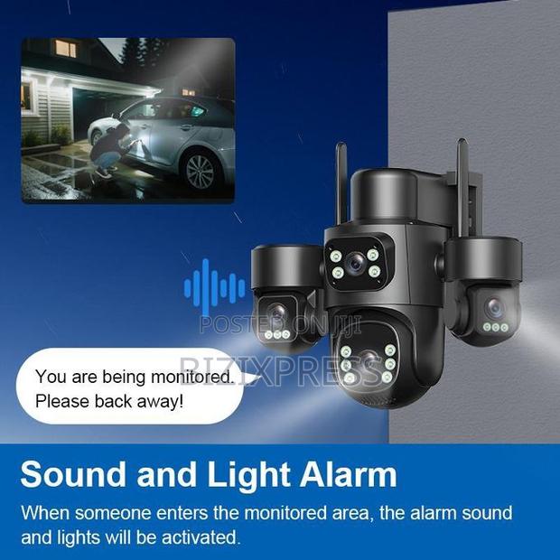 4 Lens 4 Videos 4g Solar Security Camera · Photo 2