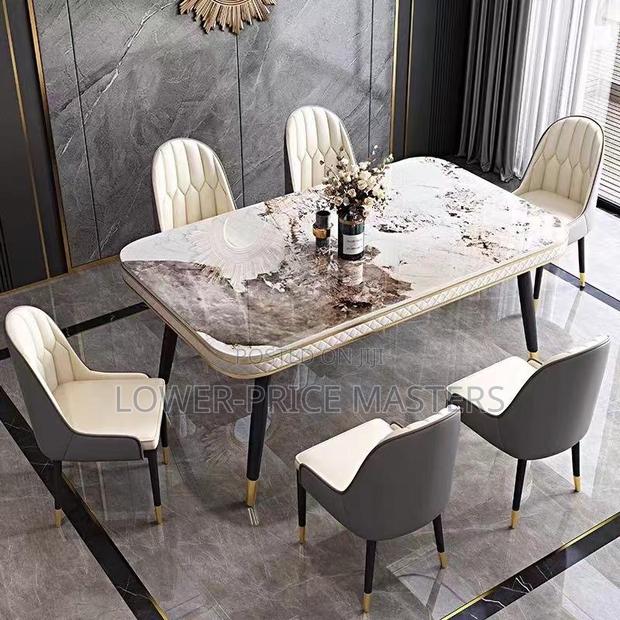 Marble Dining Table Set (6 Chairs) · Photo 1