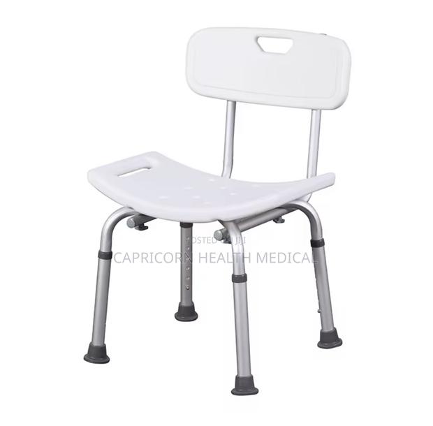 Bathroom Shower Chair or Seat With Backrest · Photo 1