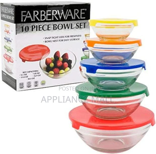 Glass Bowl Set 10pcs · Photo 1