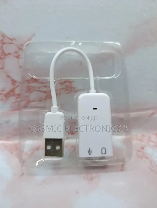 3D Virtual 7.1 Channel USB Sound Card Adapter · Photo 1