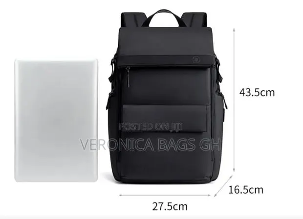 Potable Leather Backpack for 15 Inches Laptop Waterproof · Photo 1