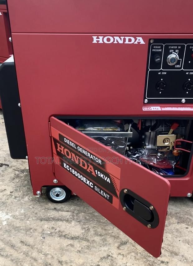 Generator Honda Powerful 15kva Soundproof Push to Start · Photo 1