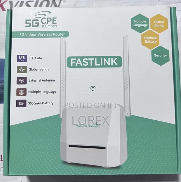 Universal 4g Sim Router With Backup Battery 300mbps Fastlink · Photo 1