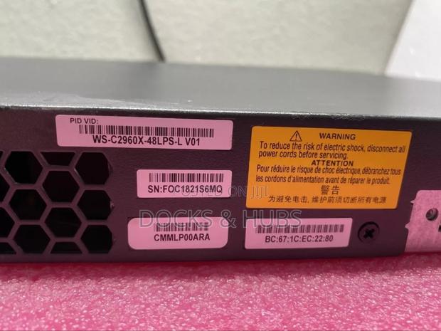 Cisco Catalyst 2960-X 48 Gige Poe 370w, 4 X 1g Sfp, Lan Base · Photo 4