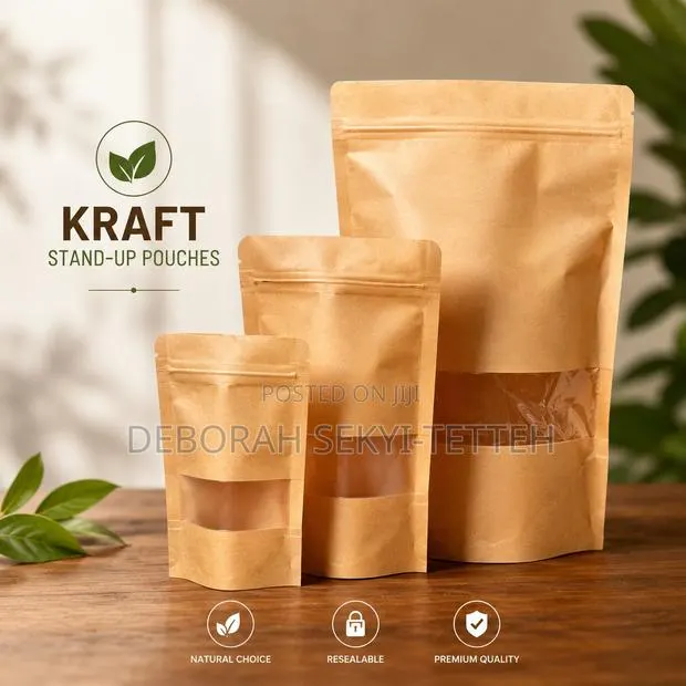 Brown Kraft Paper Pouch · Photo 1
