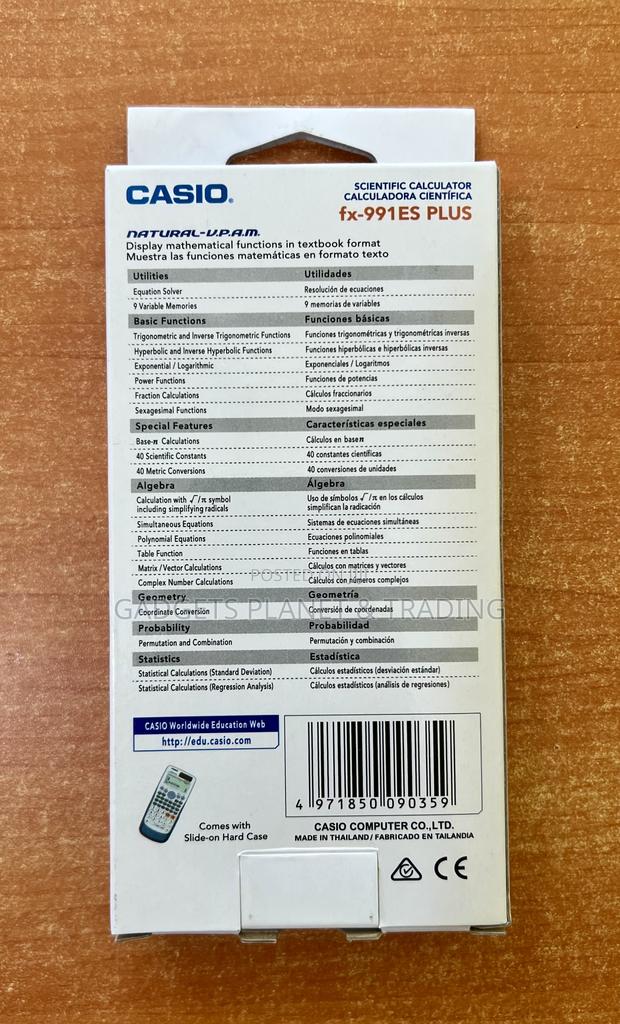 Casio Standard Scientific Calculators Fx-991es Plus · Photo 5