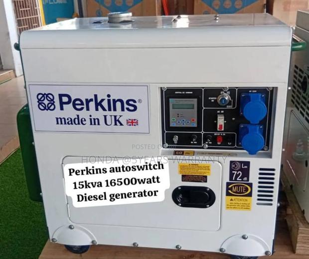 British Perkins 15kva Autoswitch 16500watt Diesel Generator · Photo 1
