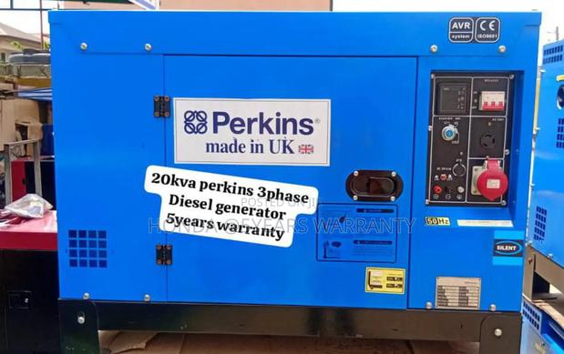 Blue Black 3phase Perkins 20kva Diesel Generator Silent 20kv · Photo 1