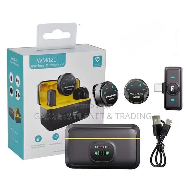 Wm820 Phone Wireless Lapel Microphone for Usb-C Type C and iPhone · Photo 1