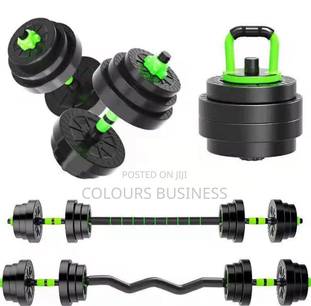 30kg Dumbbell/Barbell /Curling /Kettle Bell (5 in 1 ) · Photo 1