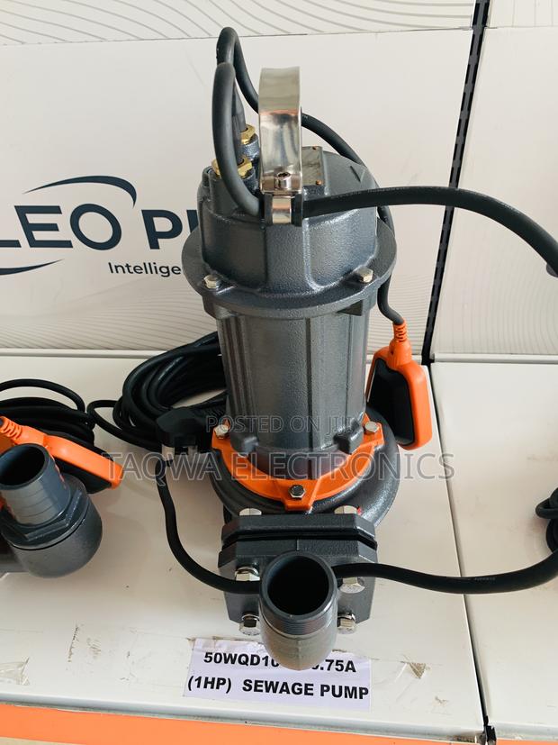 Single Phase Leo 1hp Sewage Pump · Photo 1