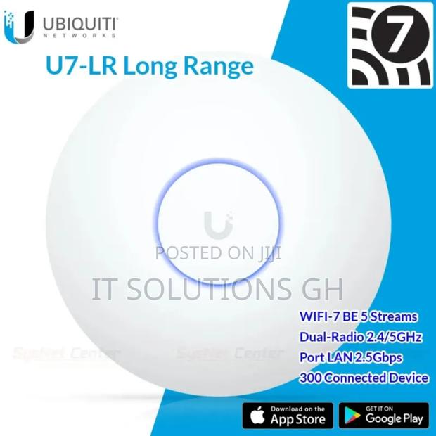 Ubiquiti Unifi 7 Long-Range Access Point Wi-Fi 7 Dual-Band , 4.98gbps · Photo 1