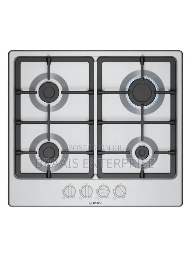 Bosch Series4 60 Cm Gas Hob - Stainless Steel · Photo 1