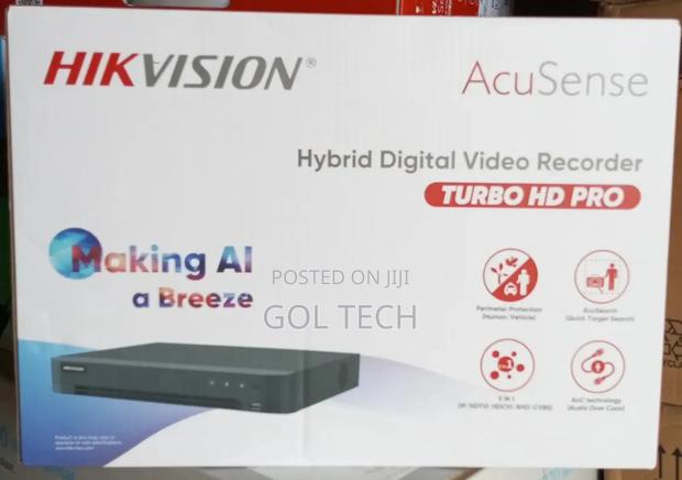 4ch Hikvision DVR / 5mp Hybrid Acusense Recorder Ids-7204hqhi-M1/Xt · Photo 2