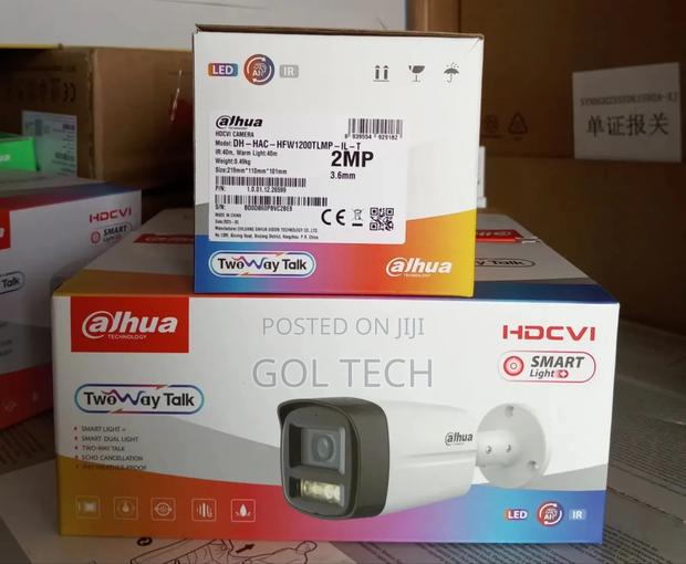Dahua Analog Camera 2 Way Audio Smart Light Dh-Hac-Hfw1200tlmp-Il-T · Photo 1