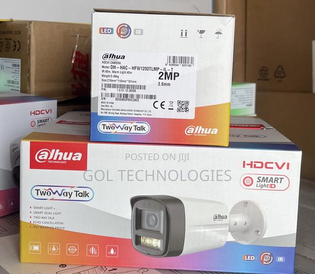 Dahua Hac-Hfw1200tlm-Il-T 2mp Smart Dual Light Hdcvi Two-Way Talk · Photo 1