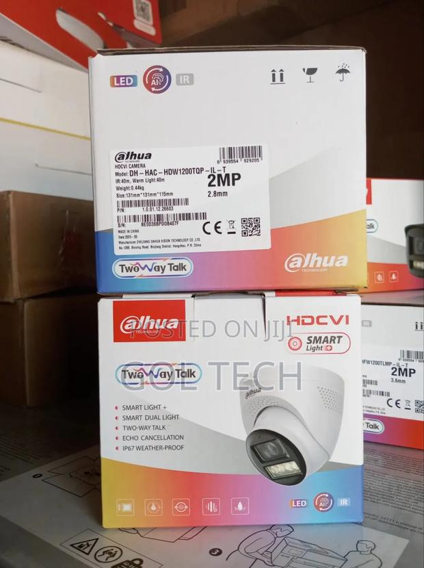 Dahua 2 Way Audio Camera With Smart Light Dh-Hac-Hdw1200tqp-Il-T Dome · Photo 3