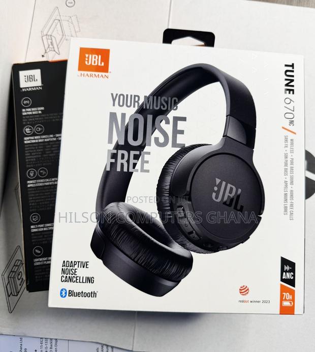 JBL Tune 670nc - Adaptive Noise Cancelling Wireless on-Ear Headphones · Photo 1
