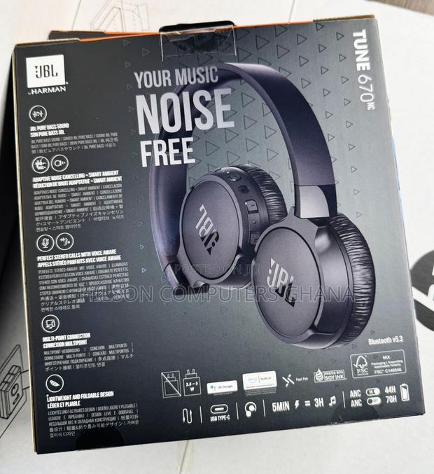 JBL Tune 670nc - Adaptive Noise Cancelling Wireless on-Ear Headphones · Photo 2