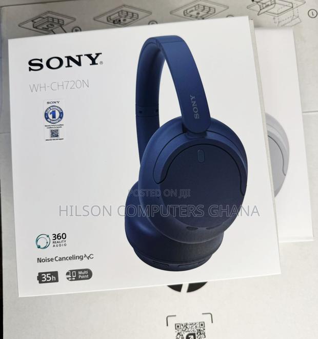 Sony Wh-Ch720n Wireless Over-Ear Headphones - Black · Photo 1
