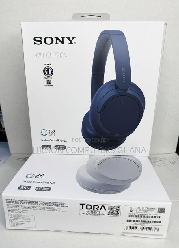 Sony Wh-Ch720n Wireless Over-Ear Headphones - Black · Photo 3