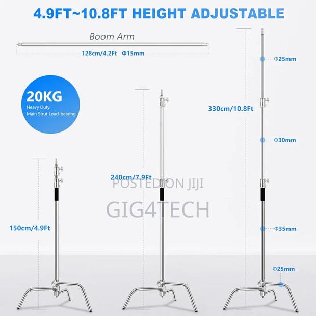 C Stand for Studio Light Photography and Videography Accessories 20kg · Photo 5
