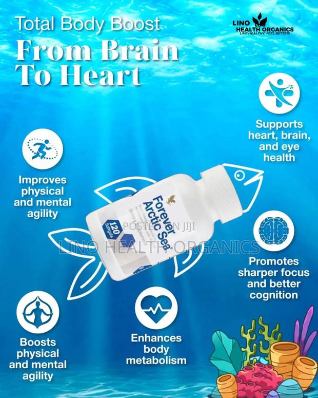 Forever Arctic Sea | Heart, Brain, Eye Health Support | Omega-3 Fish · Photo 1