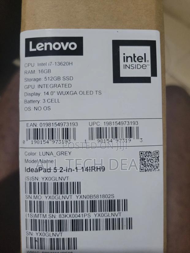 New Lenovo IdeaPad 5 Slim 13th Gen i7 16GB Intel Core i7 SSD 512GB · Photo 1