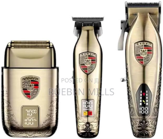 Kemei Km-2360 LCD Hair Clipper Set Full Metal Barbering Machine · Photo 2