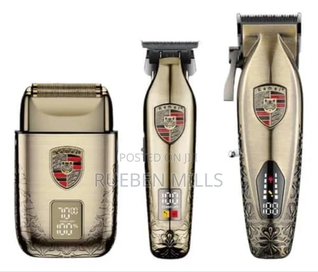Multipurpose Three in One Full Set Barbering Machine Hair Clipper · Photo 1