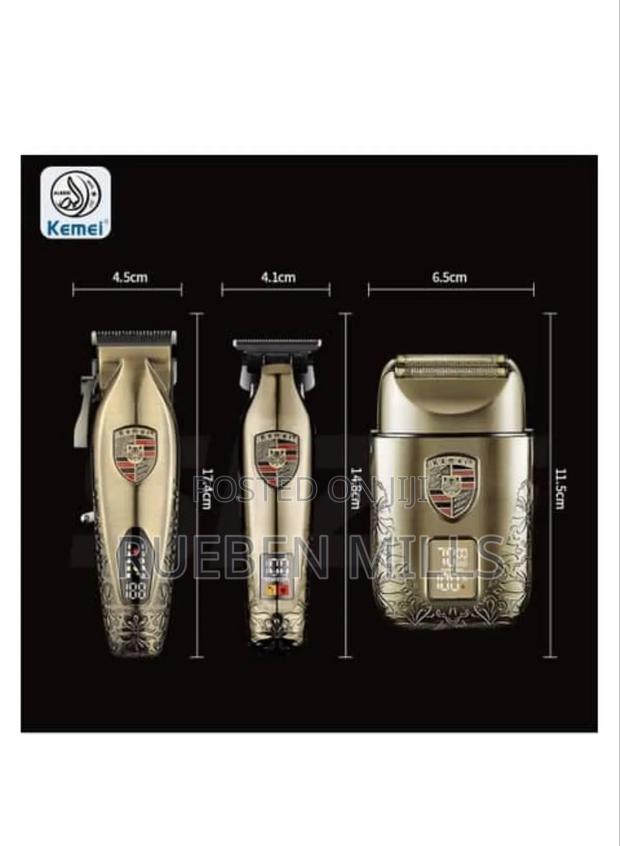 Kemei Km-2360 Hot Sale Three in One Set Electric Barbering Machine · Photo 3