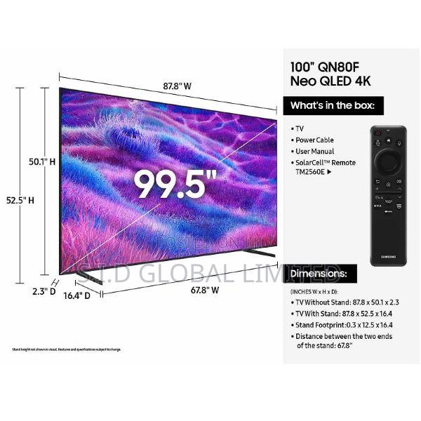 Samsung 100-inch 4k Neo Qled Qn80f Ai Tv · Photo 1