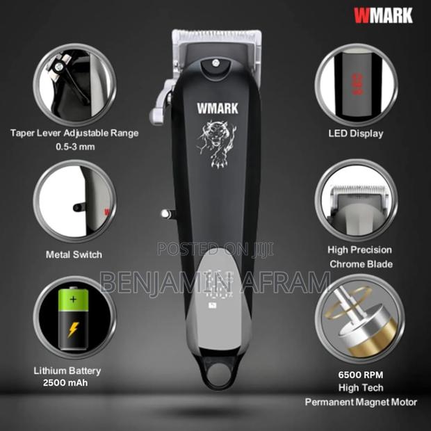 Wmark Rechargeable Hair Trimmer Ng-103b · Photo 4