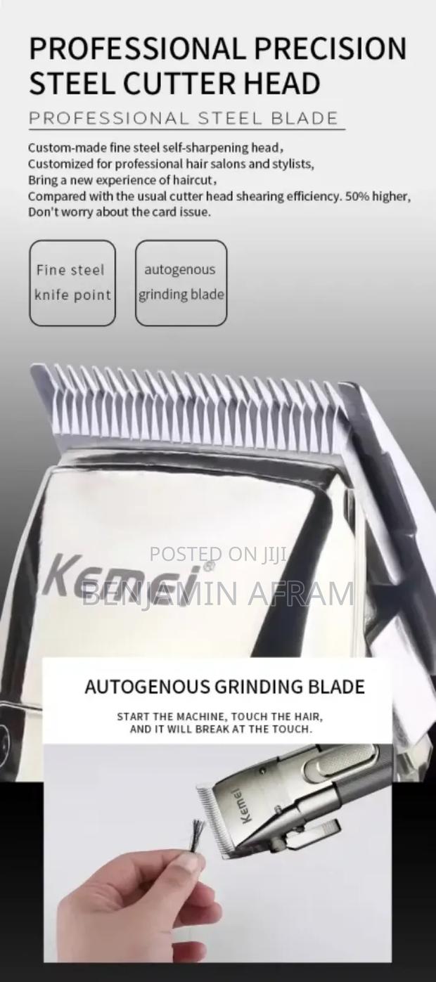Kemei Rechargeable Cordless Hair Clippers Km-1896 · Photo 6