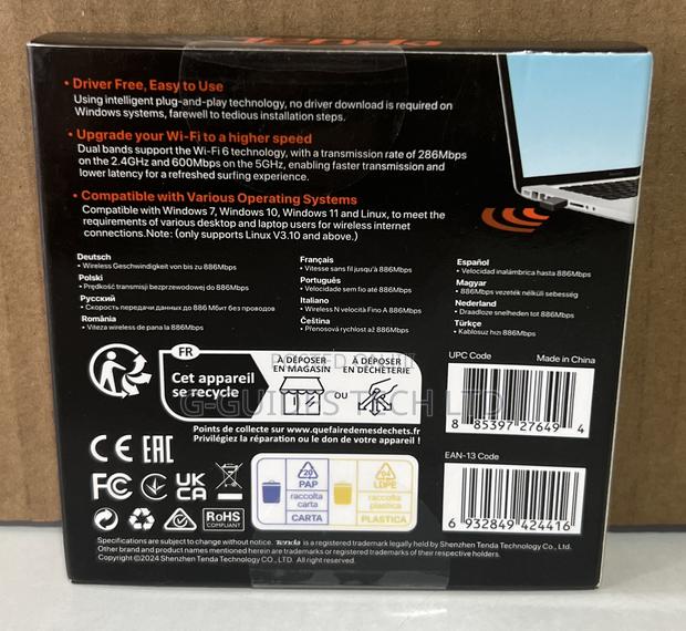 Tenda Ax900 Wi-Fi 6 Usb Wireless Adapter · Photo 3