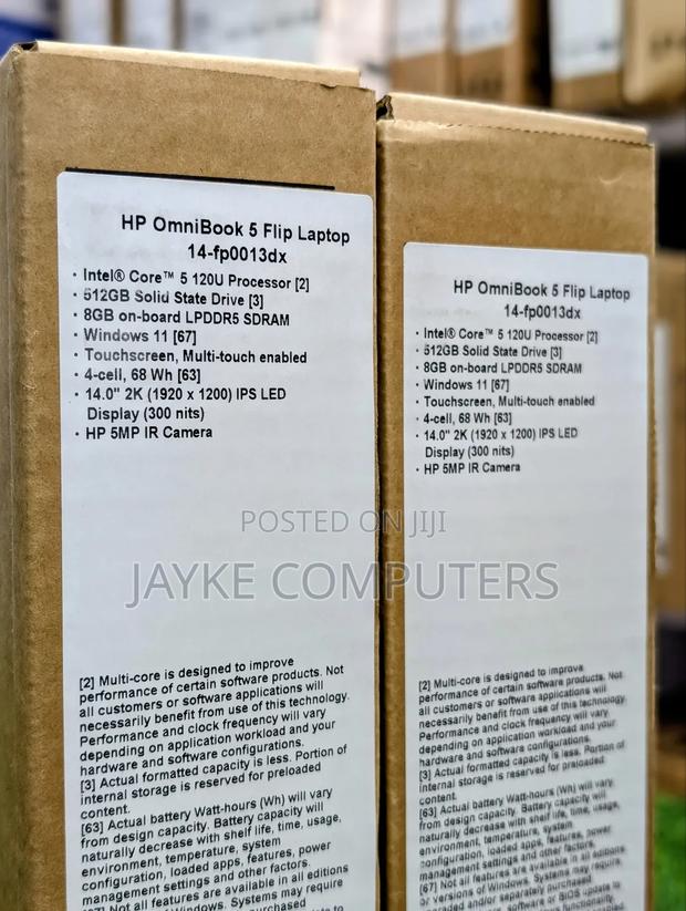 New Laptop HP OmniBook 5 Flip 8GB Intel Core 5 SSD 512GB · Photo 3