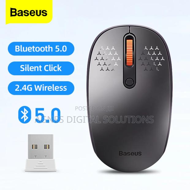 Baseus F01b Tri-mode Wireless Mouse Dark Grey · Photo 1