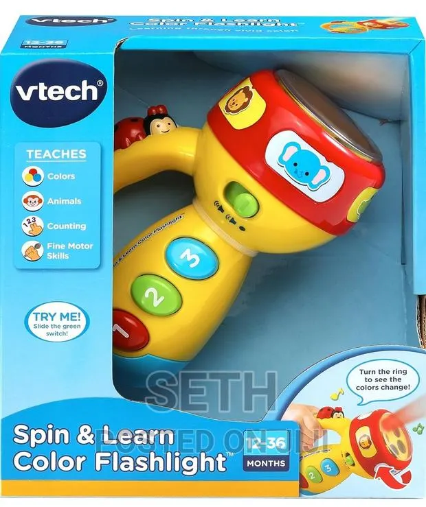 Children Kids Vtech Spin and Learn Color Flashlight · Photo 1