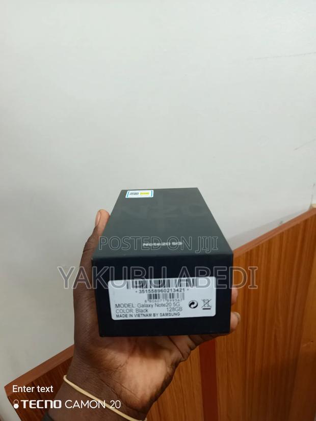 New Samsung Galaxy Note 20 5G 128 GB Black · Photo 2