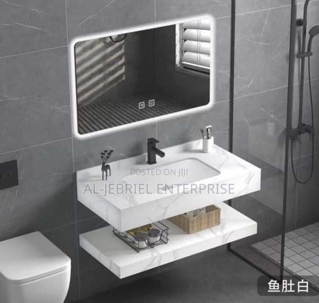 Counter Basin + Led Mirror 80cm · Photo 1