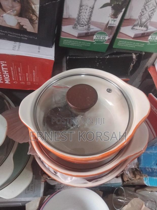 3 PCS Gradient Ceramic Soup Pot Set · Photo 2