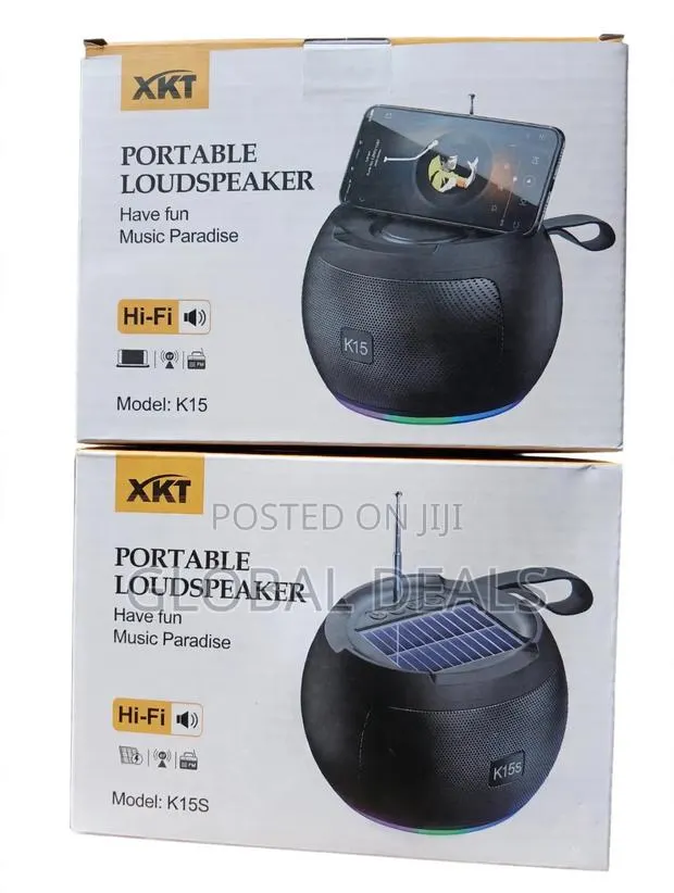 K15 & K15S Portable Loudspeaker - Solar Charging Bluetooth Speaker · Photo 1