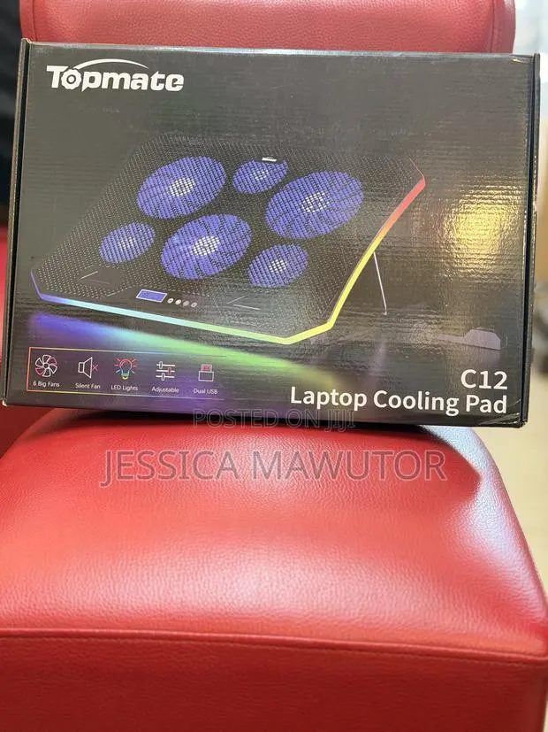 TopMate C12 Laptop Cooling Pad RGB · Photo 1