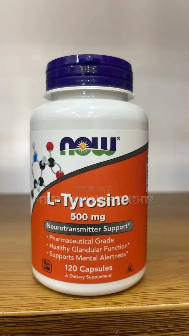 NOW L-Tyrosine 500 Mg Capsules
Neurotransmitter Support · Photo 1