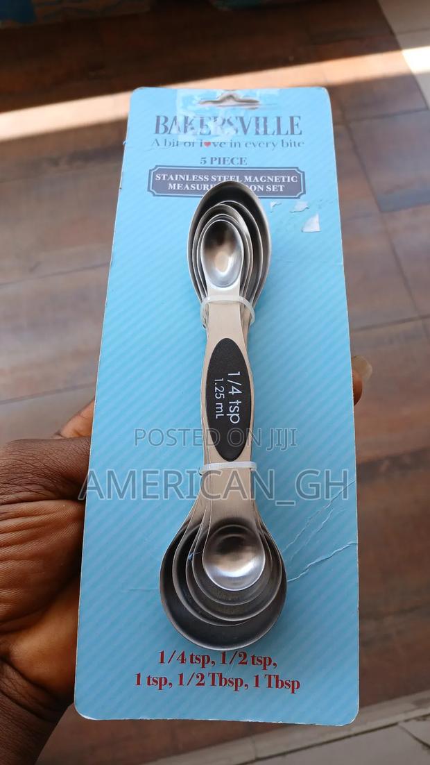5 Pieces Stainless Steel Magnetic Measuring Set · Photo 1