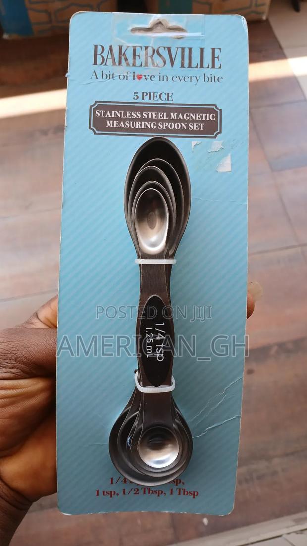 5 Pieces Stainless Steel Magnetic Measuring Set · Photo 2