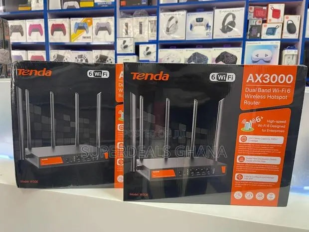 Tenda AX3000 Dual Band Wifi-6 Wireless Hotspot Router · Photo 1